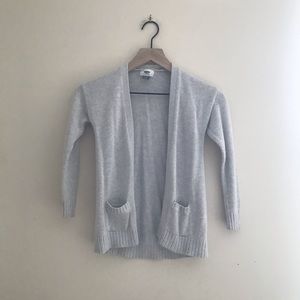 OLD NAVY GIRLS GREY CARDIGAN